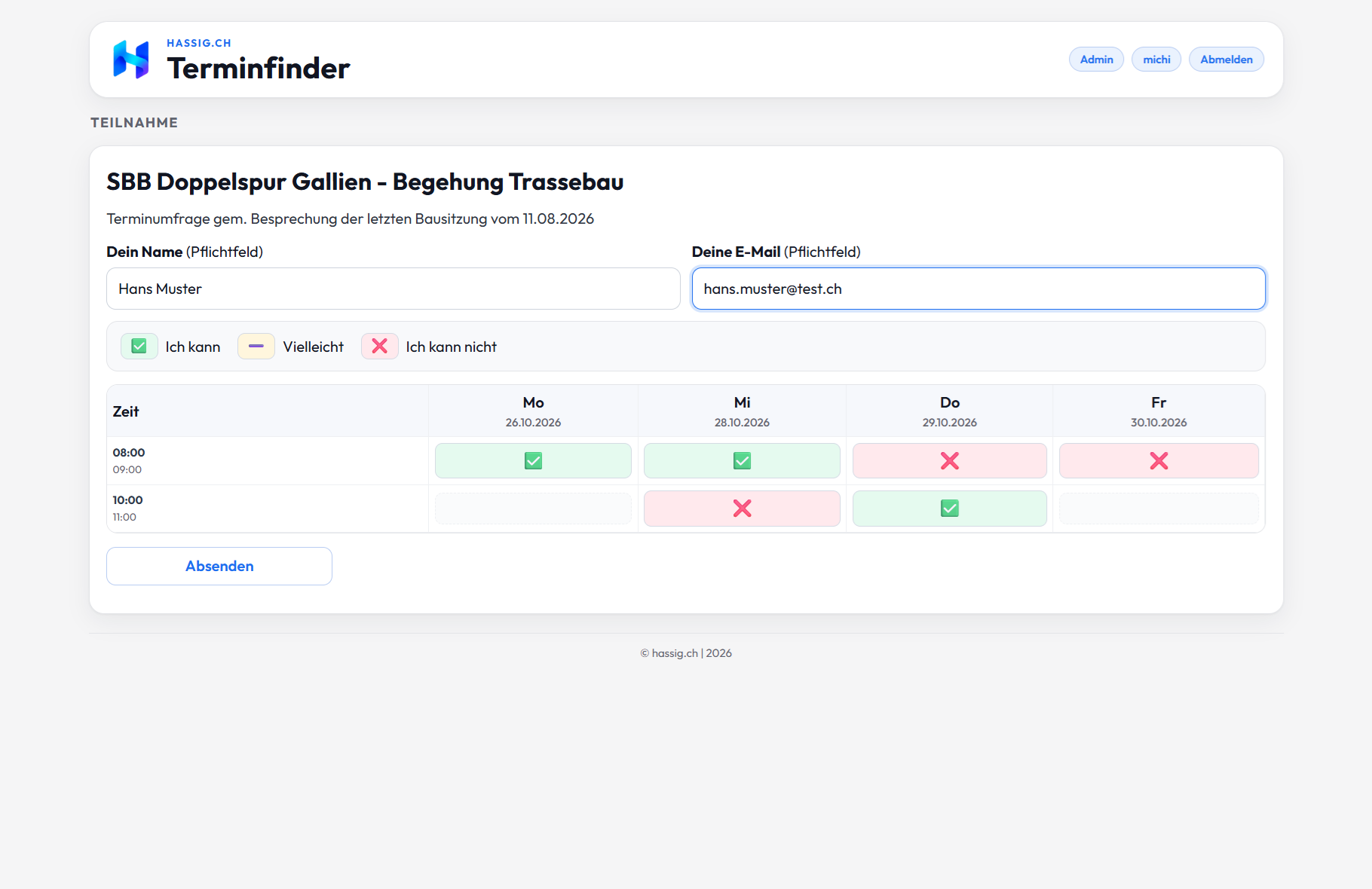 Terminfinder – Screenshot 3